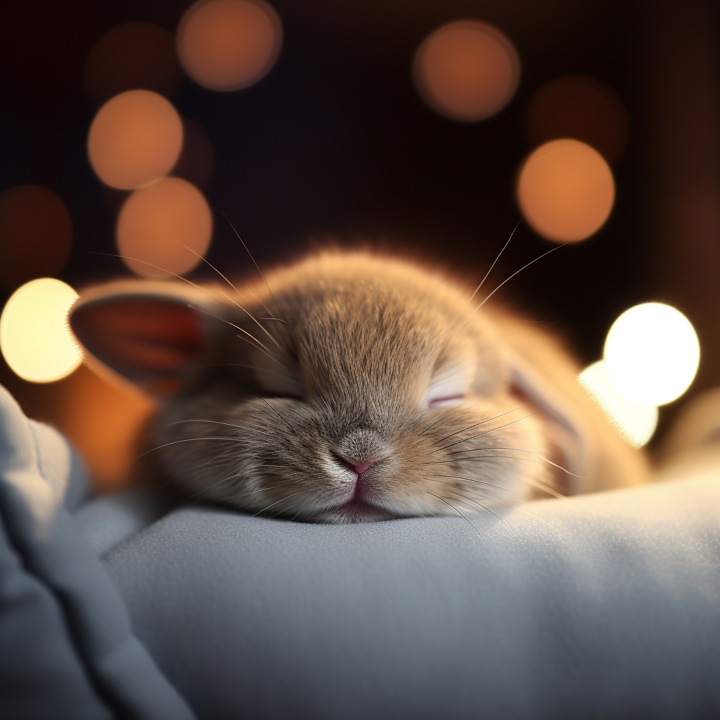 Est-ce que les lapins nains dorment la nuit ?