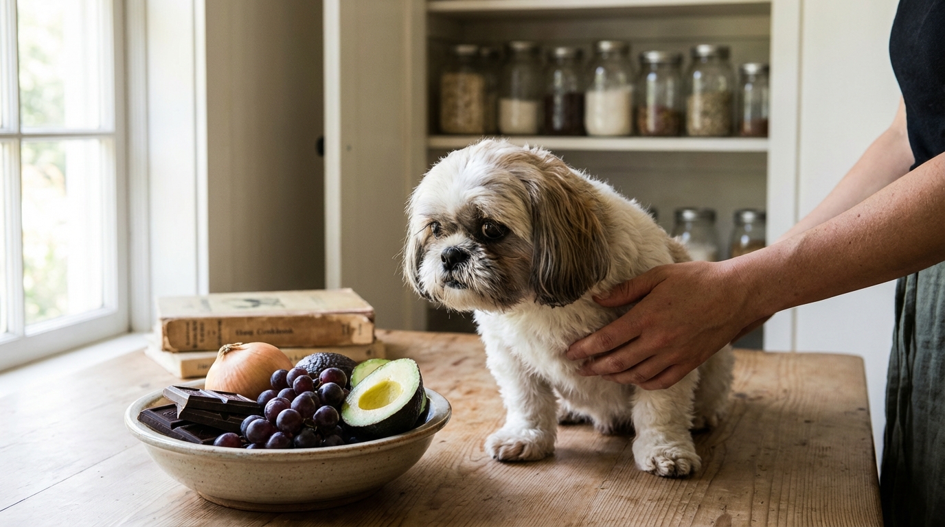 Aliments interdits pour shih tzu : ce qu'il faut éviter
