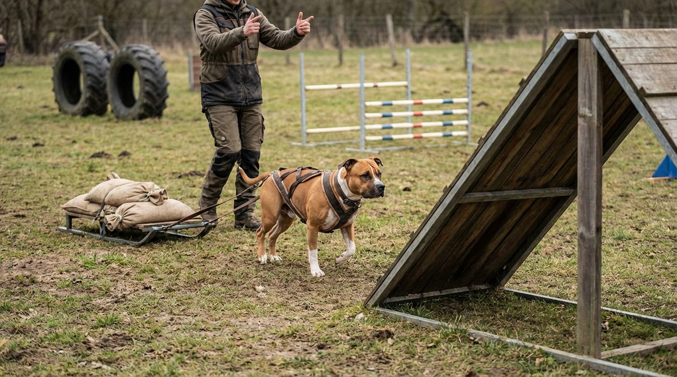 Comment muscler un american staff efficacement