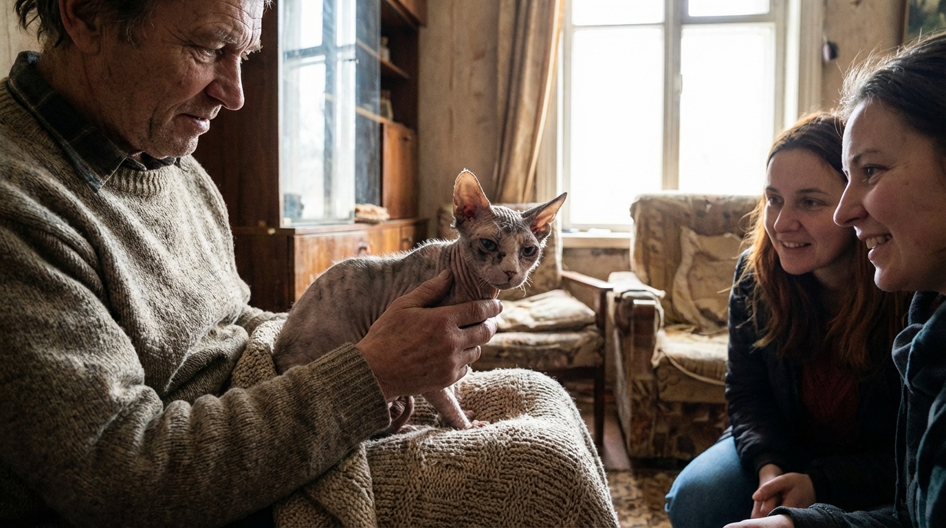 Découvrez le chat le plus moche du monde