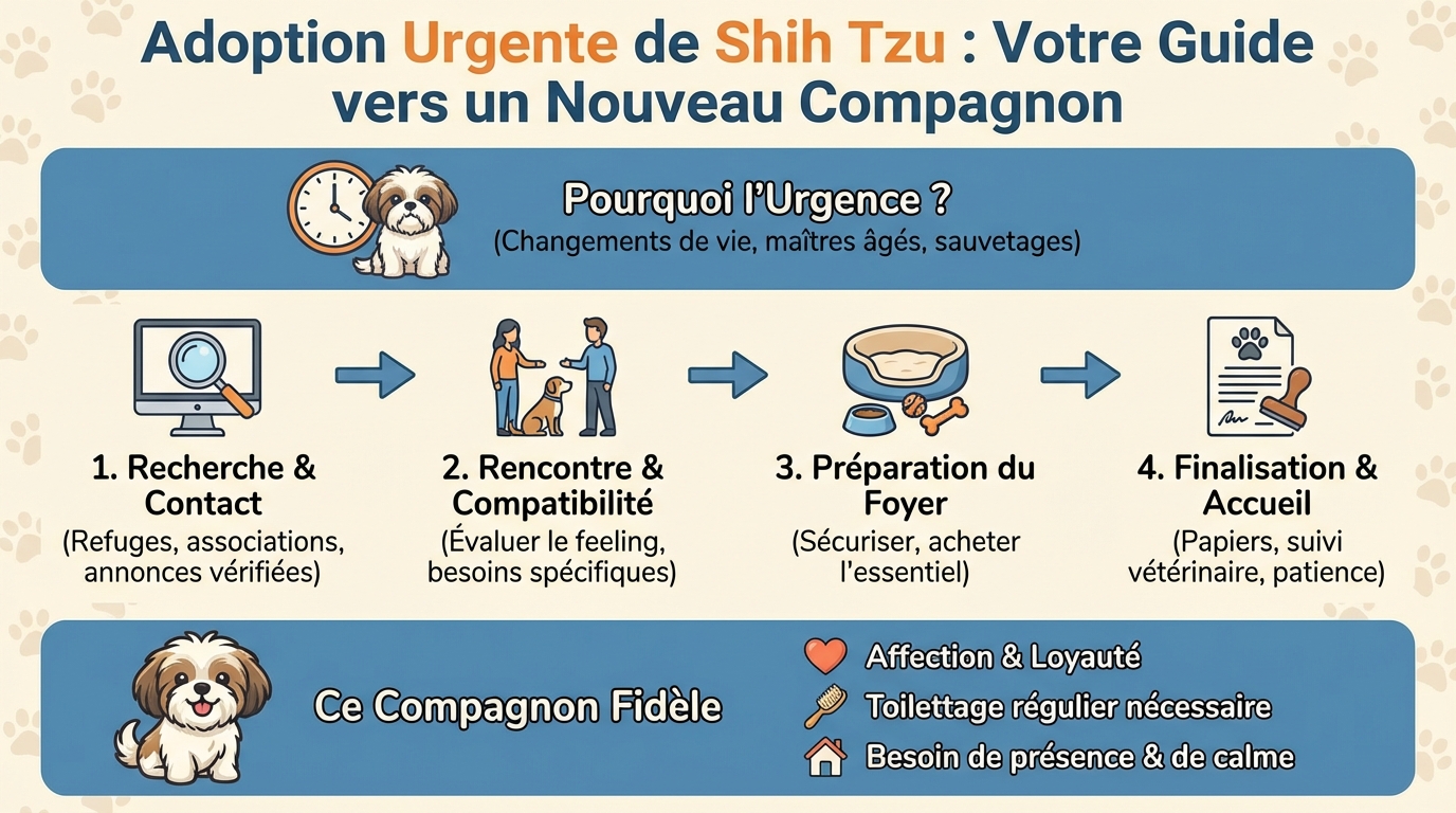 Comment procéder à l’adoption d’un Shih Tzu ?