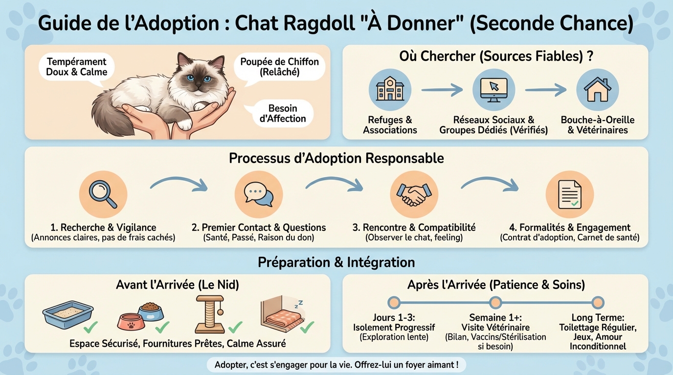 Co&ucirc;ts li&eacute;s &agrave; l'adoption d'un Ragdoll