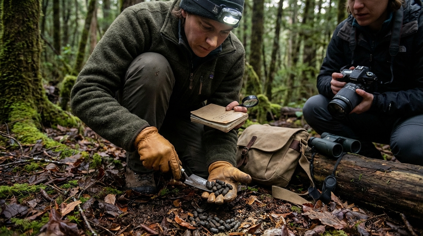 Comment reconnaître les crottes d'animaux nocturnes facilement