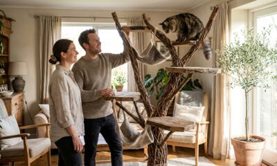 Découvrez l'arbre à chat original pour votre félin
