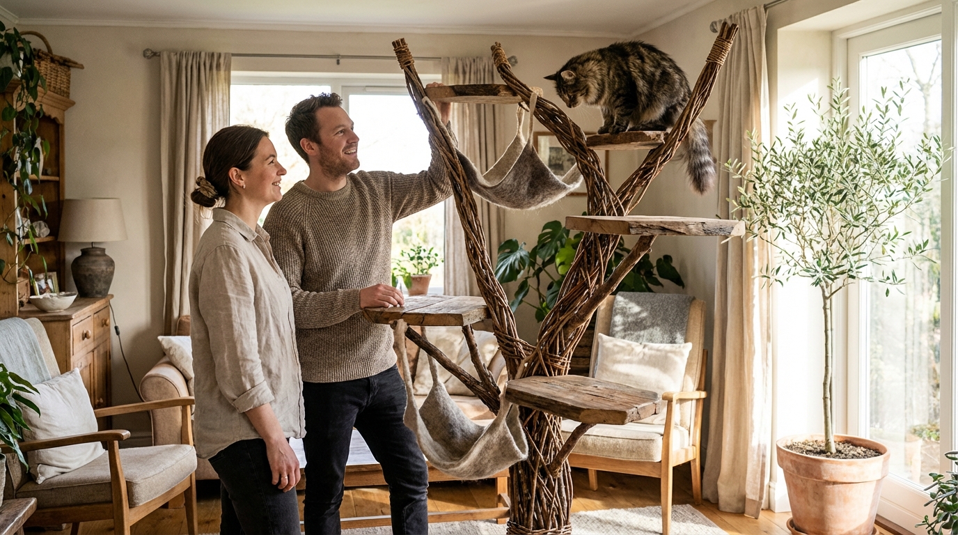 Découvrez l'arbre à chat original pour votre félin