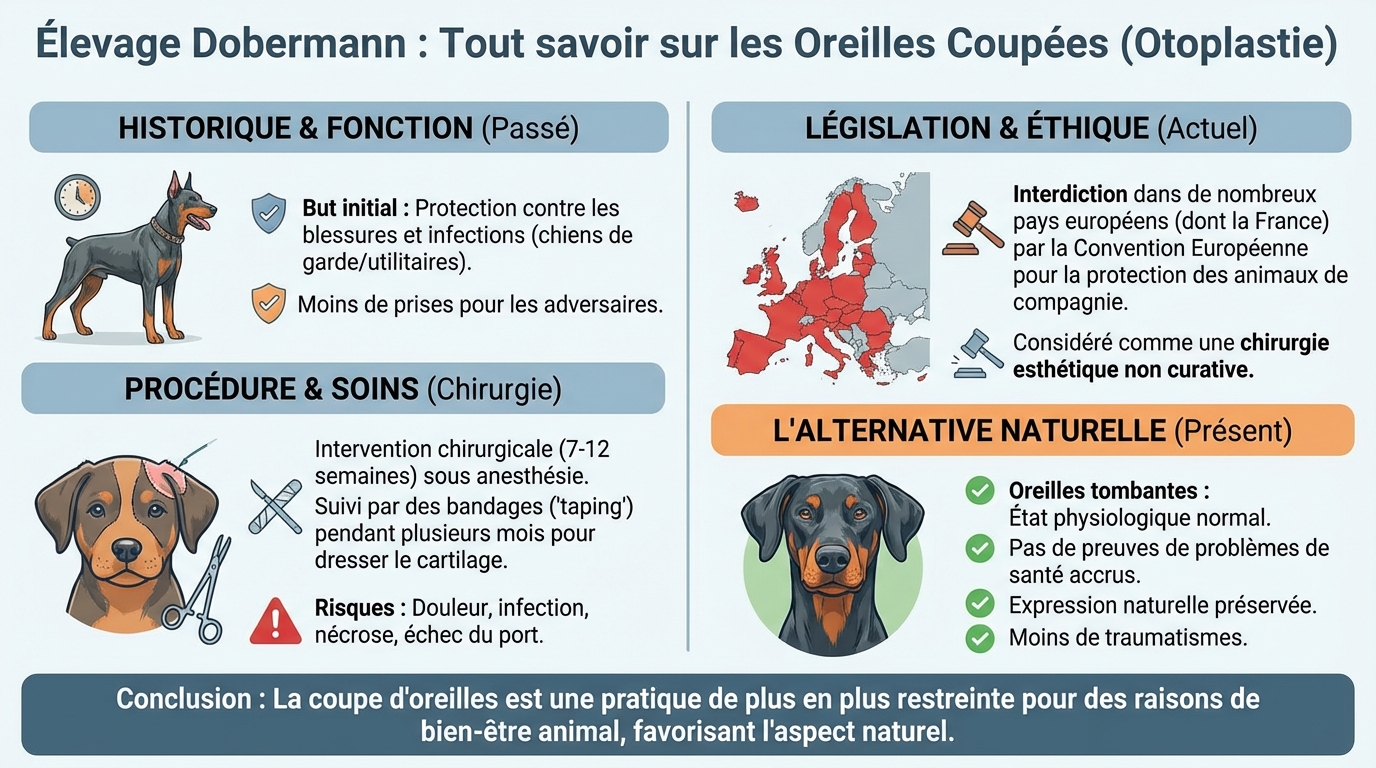Les oreilles coupées : législation et éthique