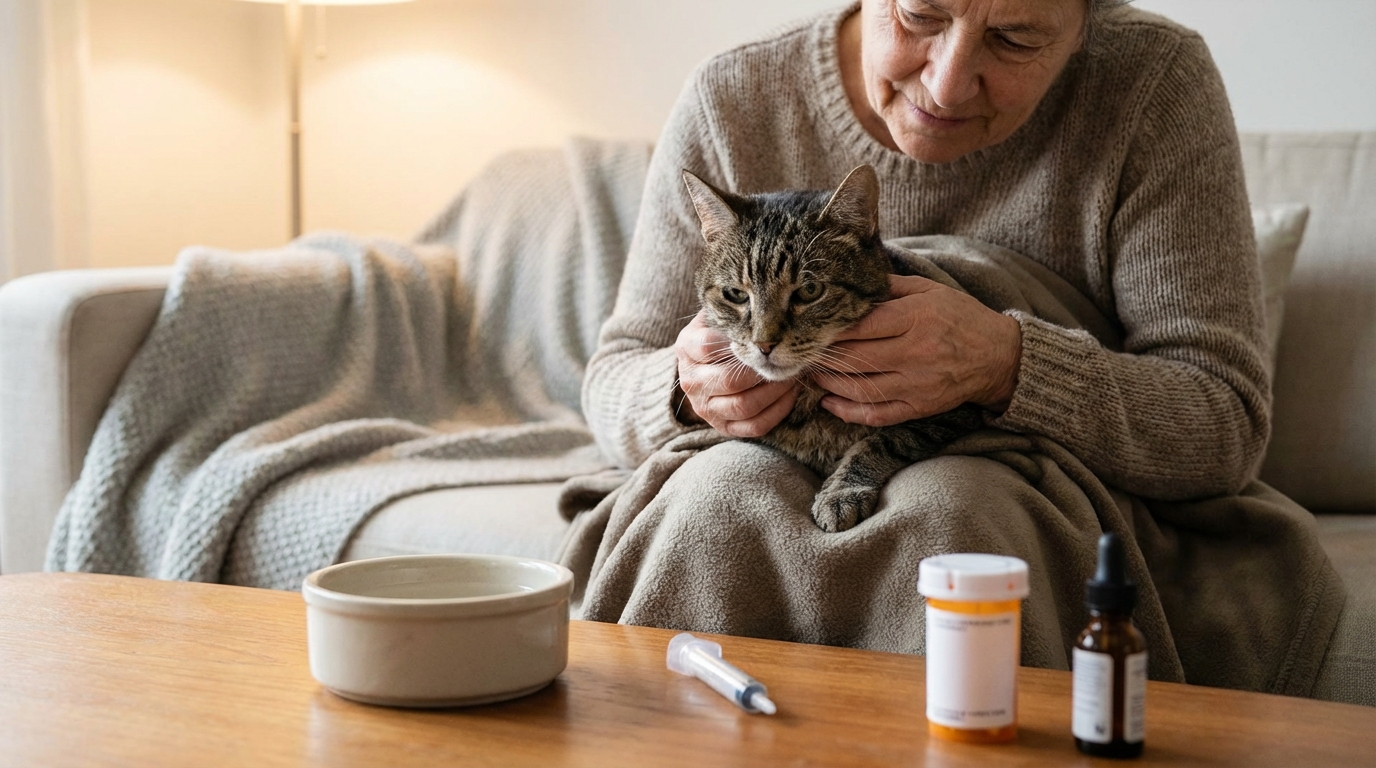 Insuffisance rénale chez le chat : symptômes et conseils