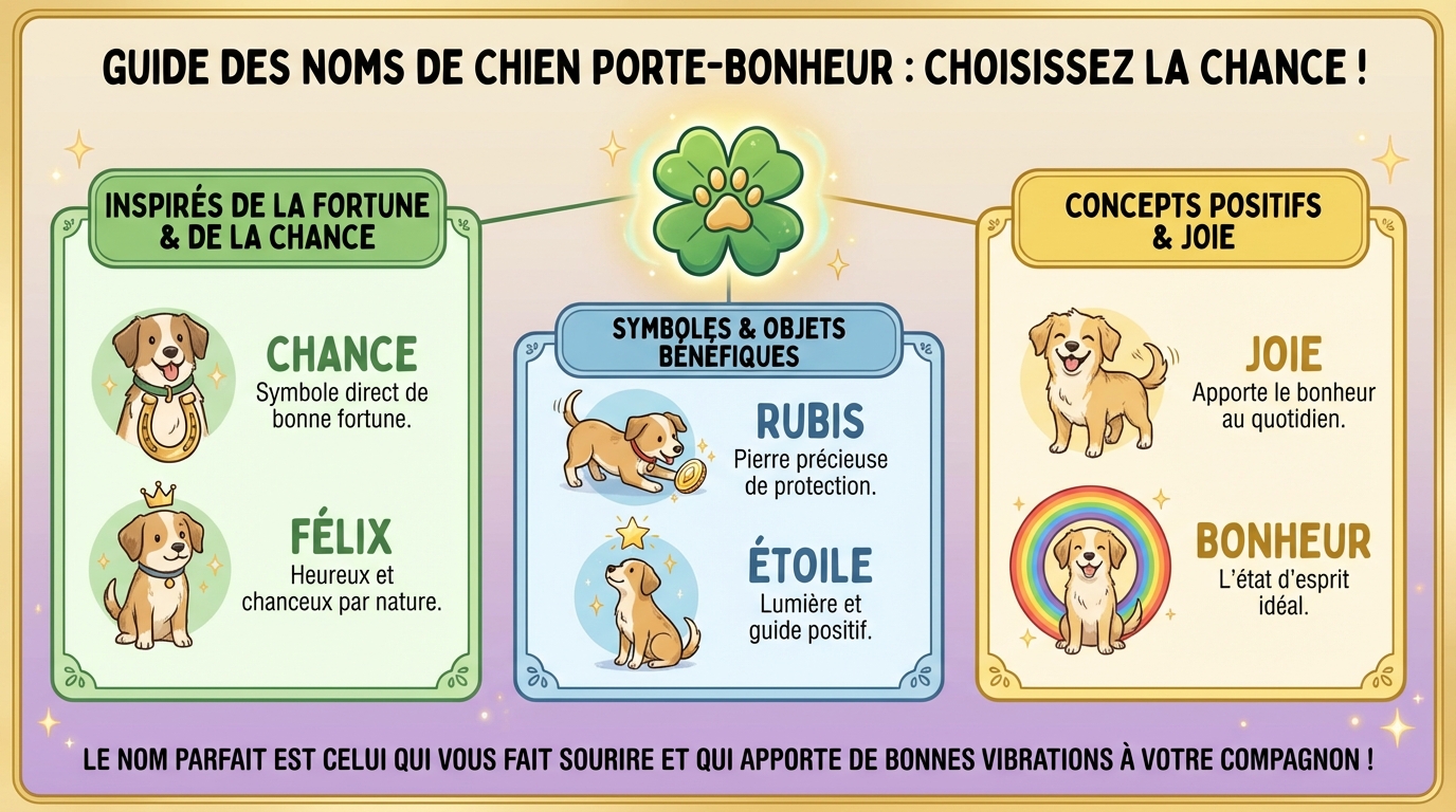 Top 20 des noms de chien porte-bonheur