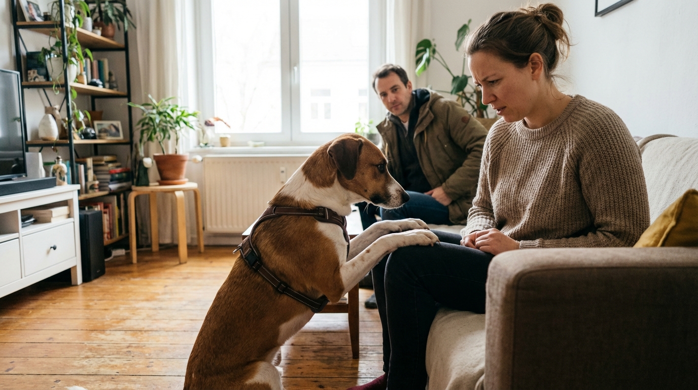 Pourquoi ma chienne fait des mouvements de bassin sur moi ?