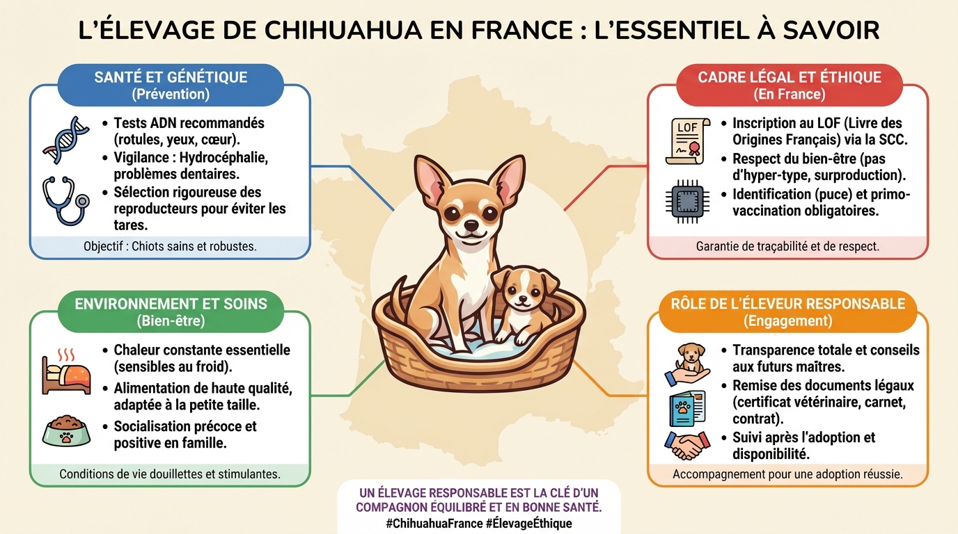Les caract&eacute;ristiques des chiots chihuahua