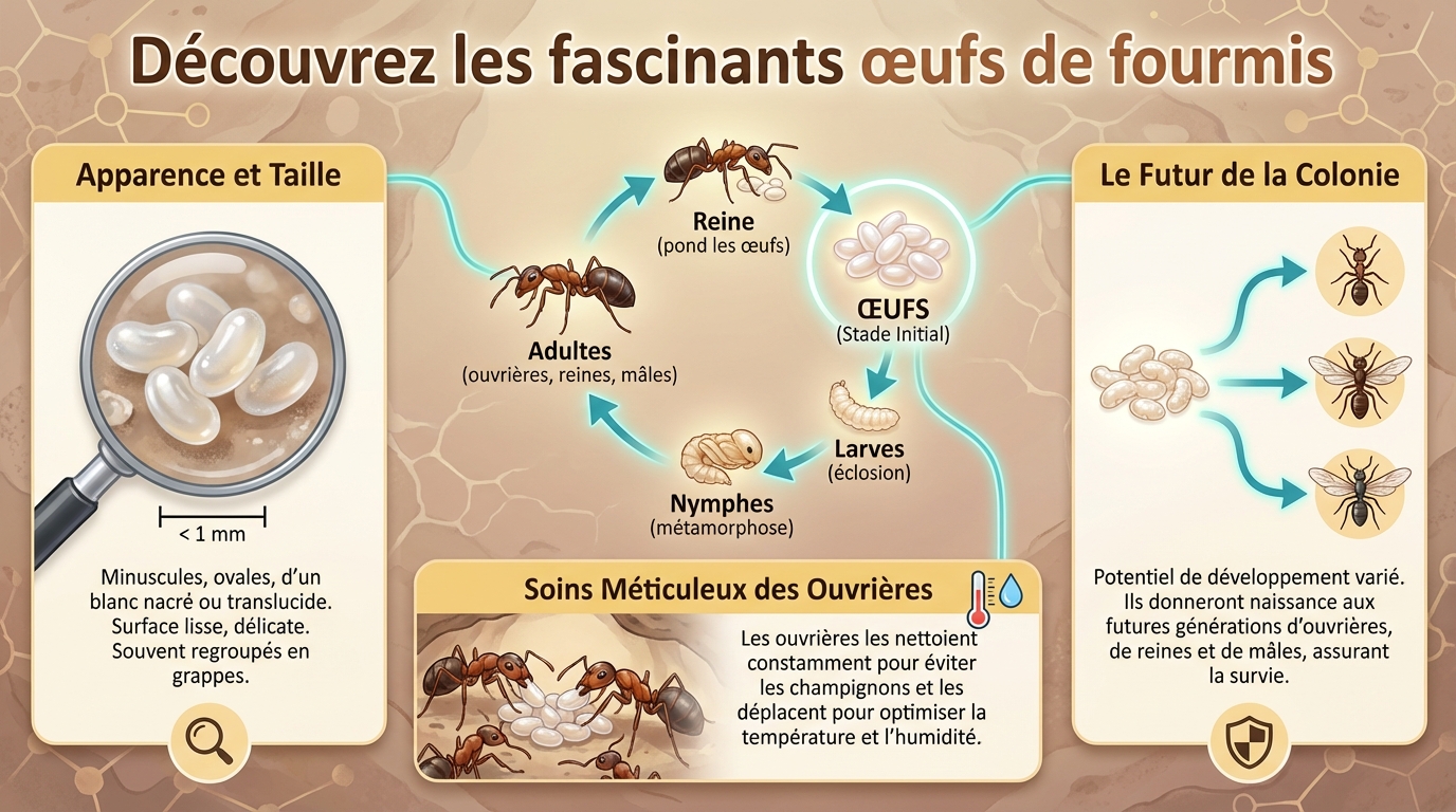 Comment préparer les œufs de fourmis ?