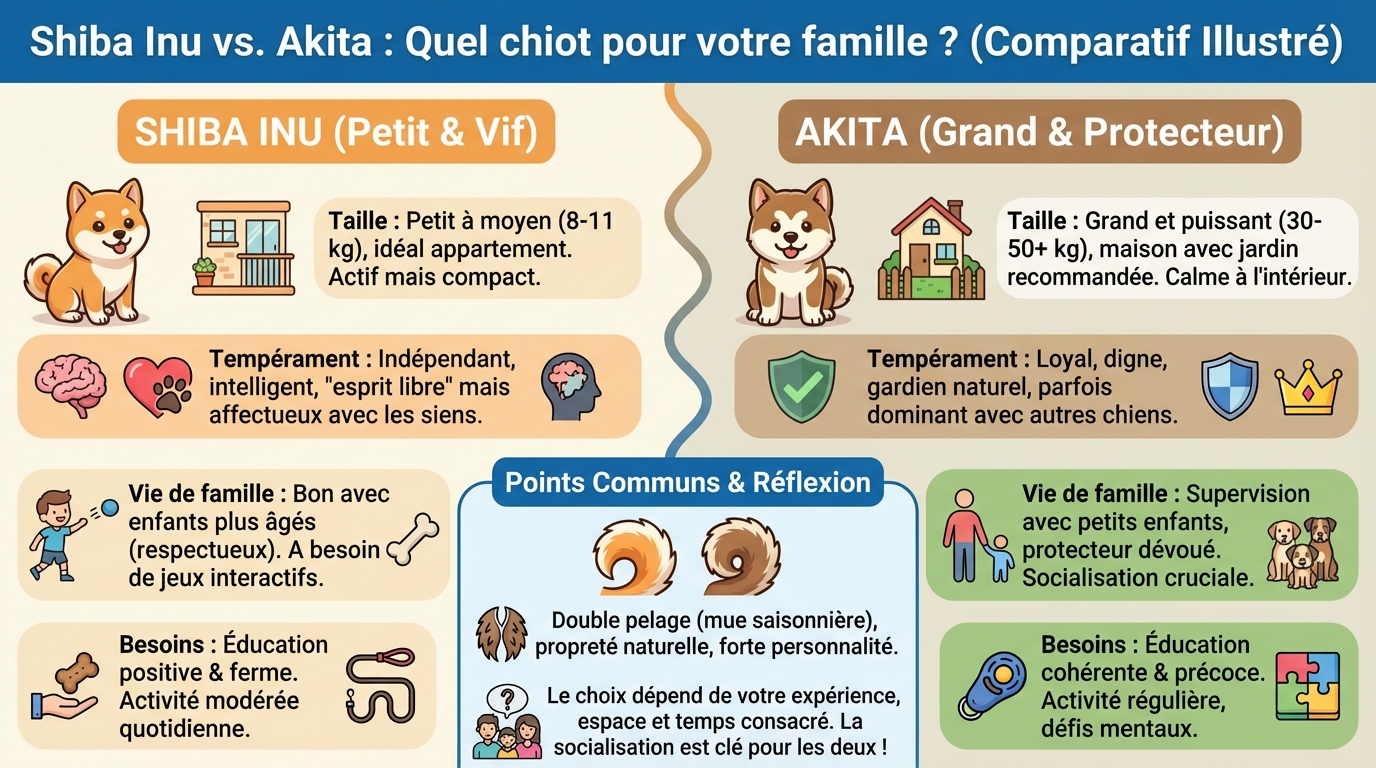 Caractéristiques de l'Akita