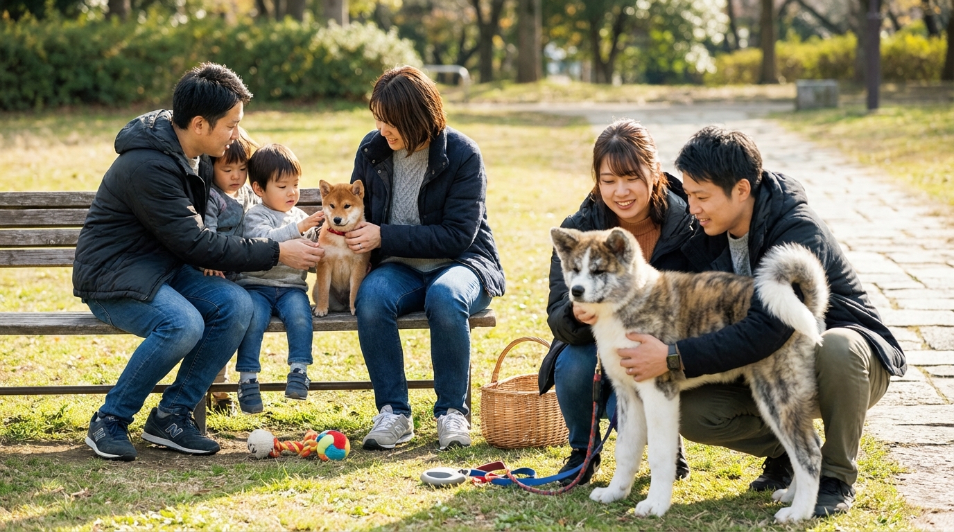 Shiba inu et akita : quel chiot choisir pour votre famille ?