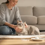 Comment calmer une chatte en chaleur avec un coton-tige
