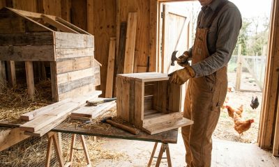 Construire un pondoir poulailler fait maison facilement