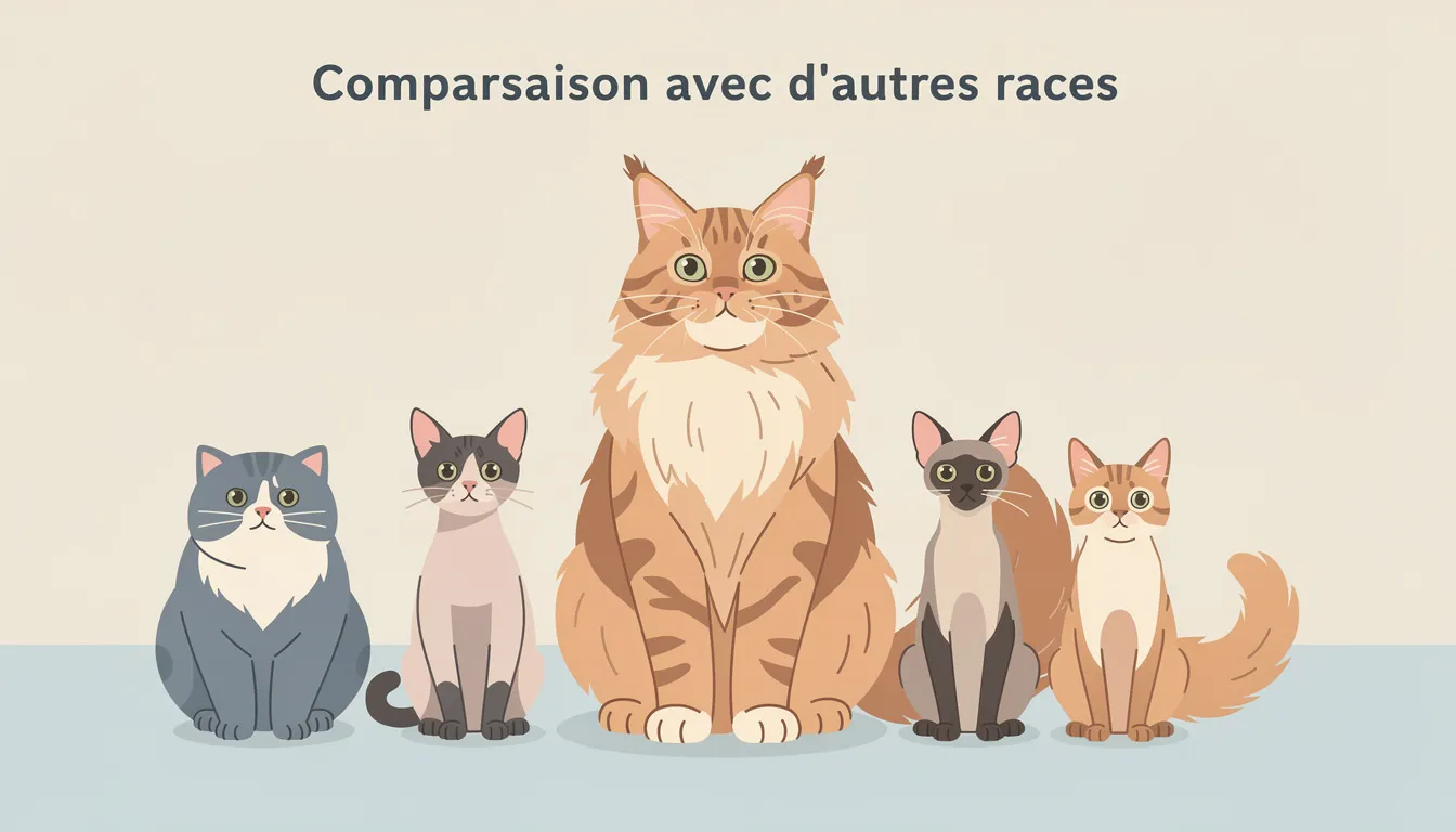 Comparaison avec d'autres races