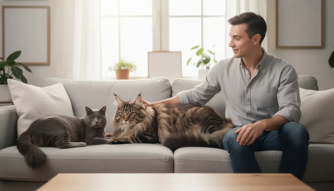 Découvrez la taille du maine coon : tout ce qu'il faut savoir