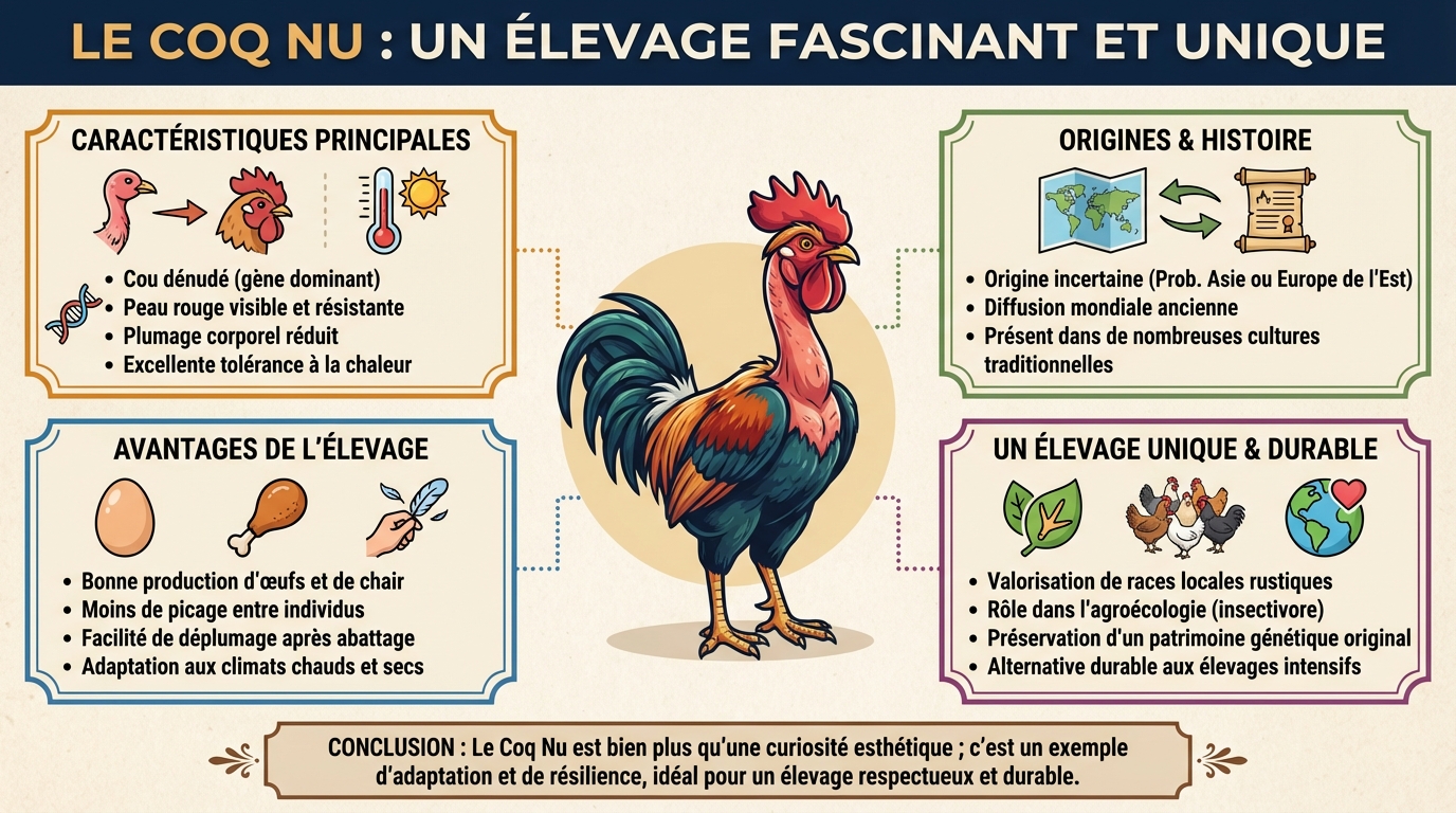 L'élevage du coq nu