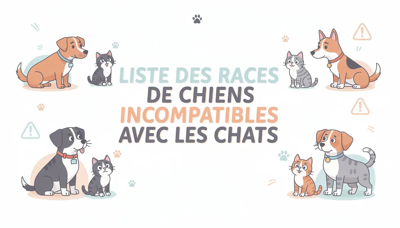 Liste des races de chiens incompatibles avec les chats