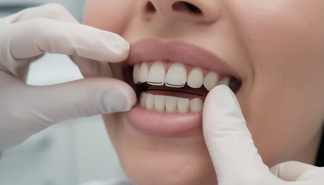 Liseré noir entre gencive et dent : causes et solutions