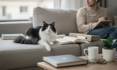 Tout savoir sur le chat angora noir et blanc