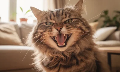 Chaton qui crache : 5 raisons et comment réagir efficacement