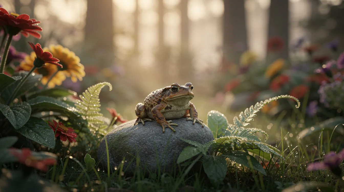 Crapaud dans le jardin : signification et symbolique révélées