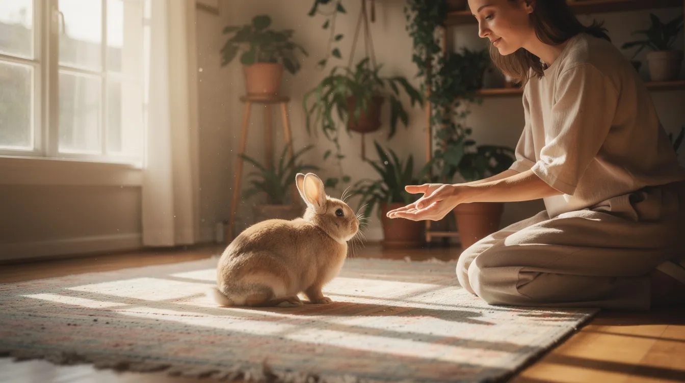 Comment gagner la confiance de votre lapin
