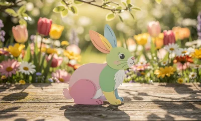 Gabarit lapin à imprimer : idées créatives pour pâques