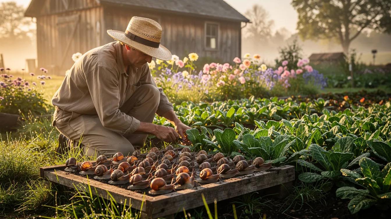 Éleveur d'escargots : 7 étapes pour réussir votre héliciculture