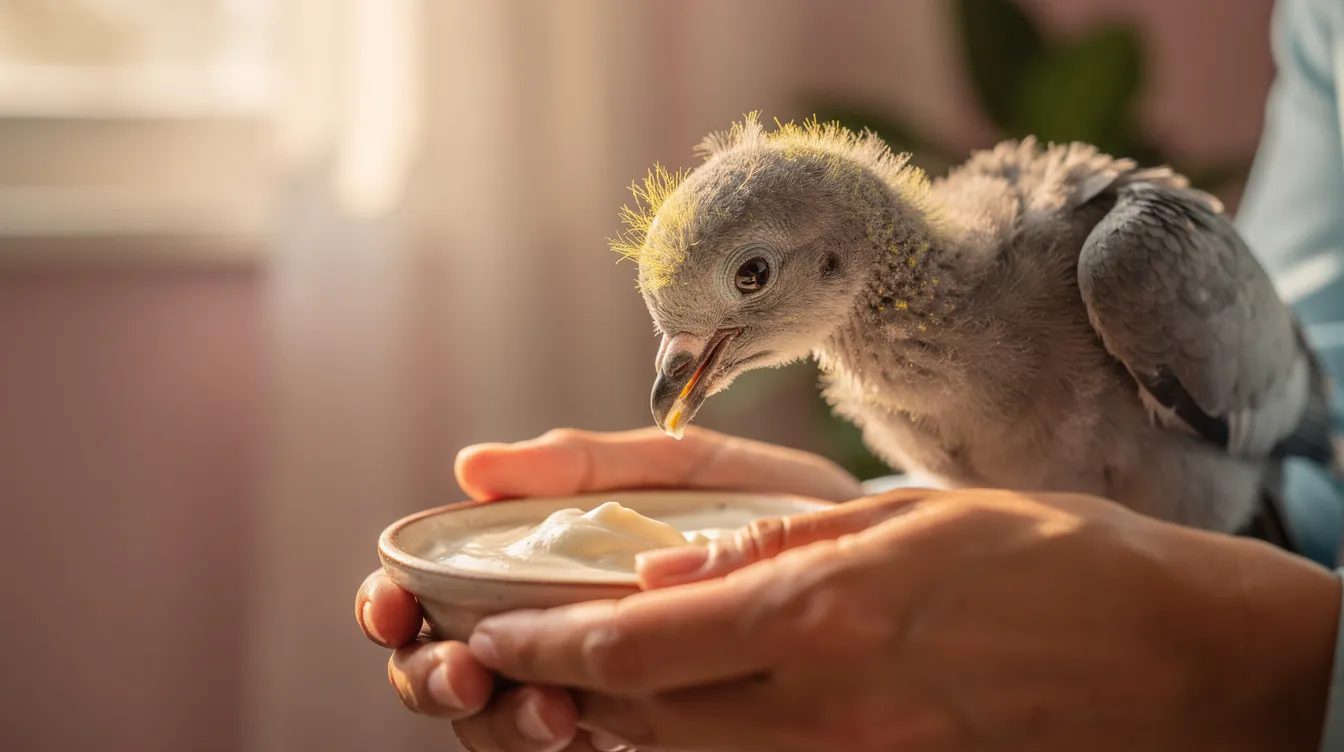 Comment nourrir un b&eacute;b&eacute; pigeon correctement